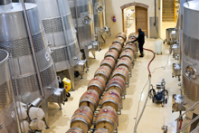 Wine barrels